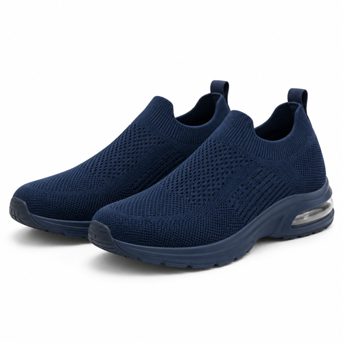 Air-Cushion Knit Walking Sneakers